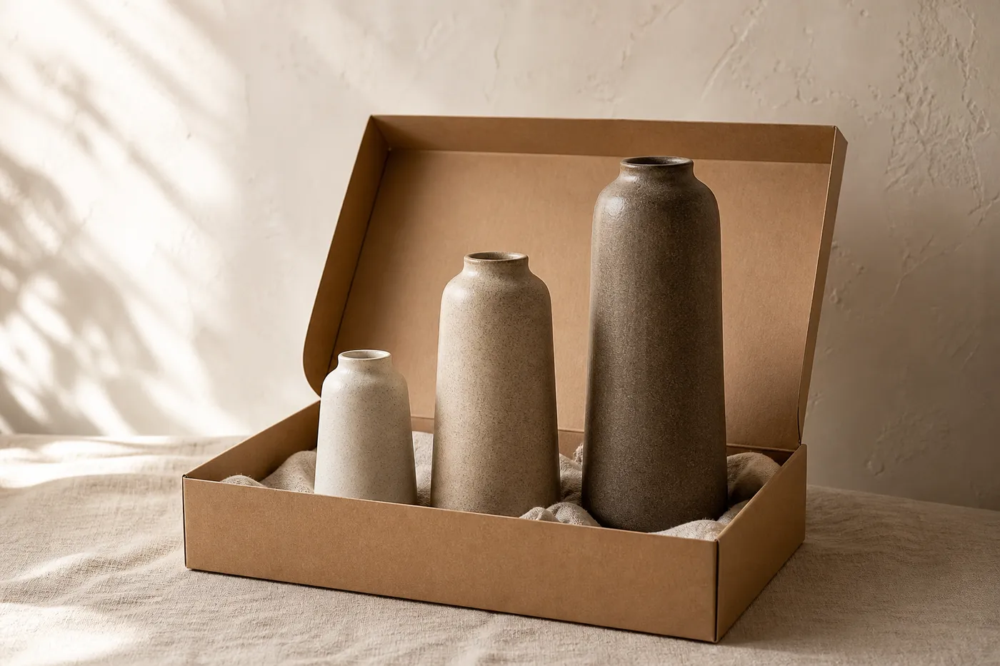 Ligne Coffret Trio de Vases — Série 13