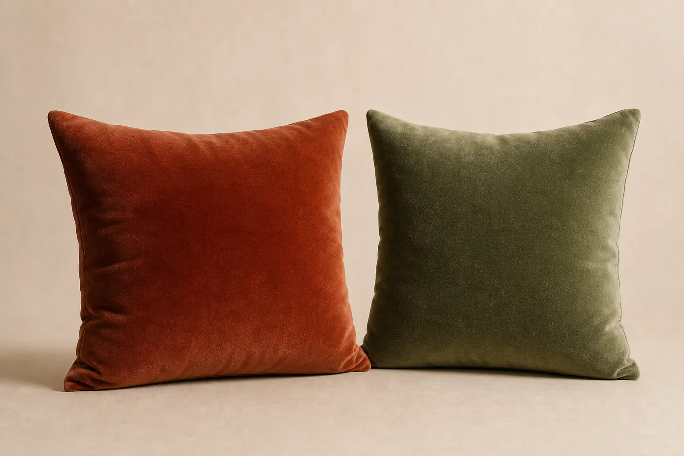 Duo de Coussins Velours — Essentiel