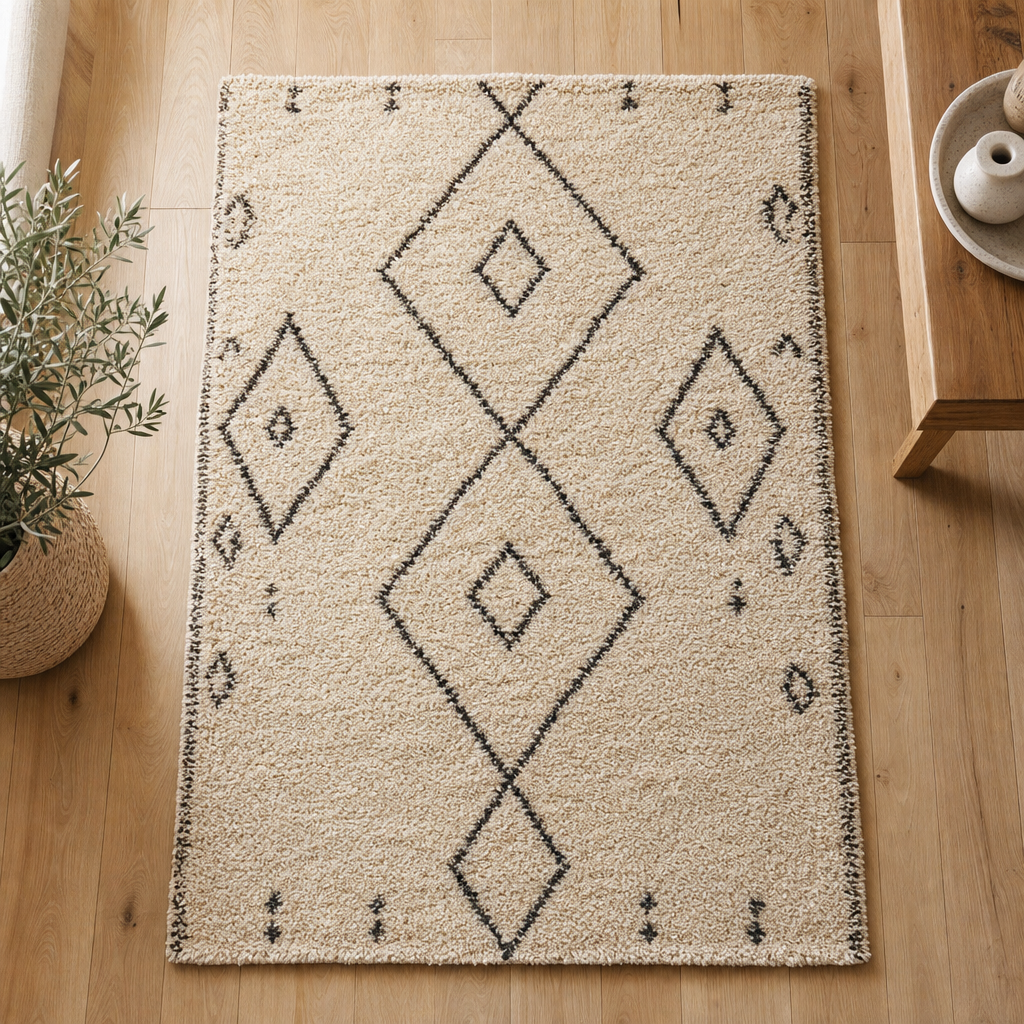 Collection Kilim Berbère Beige 120 x 170 — N°13