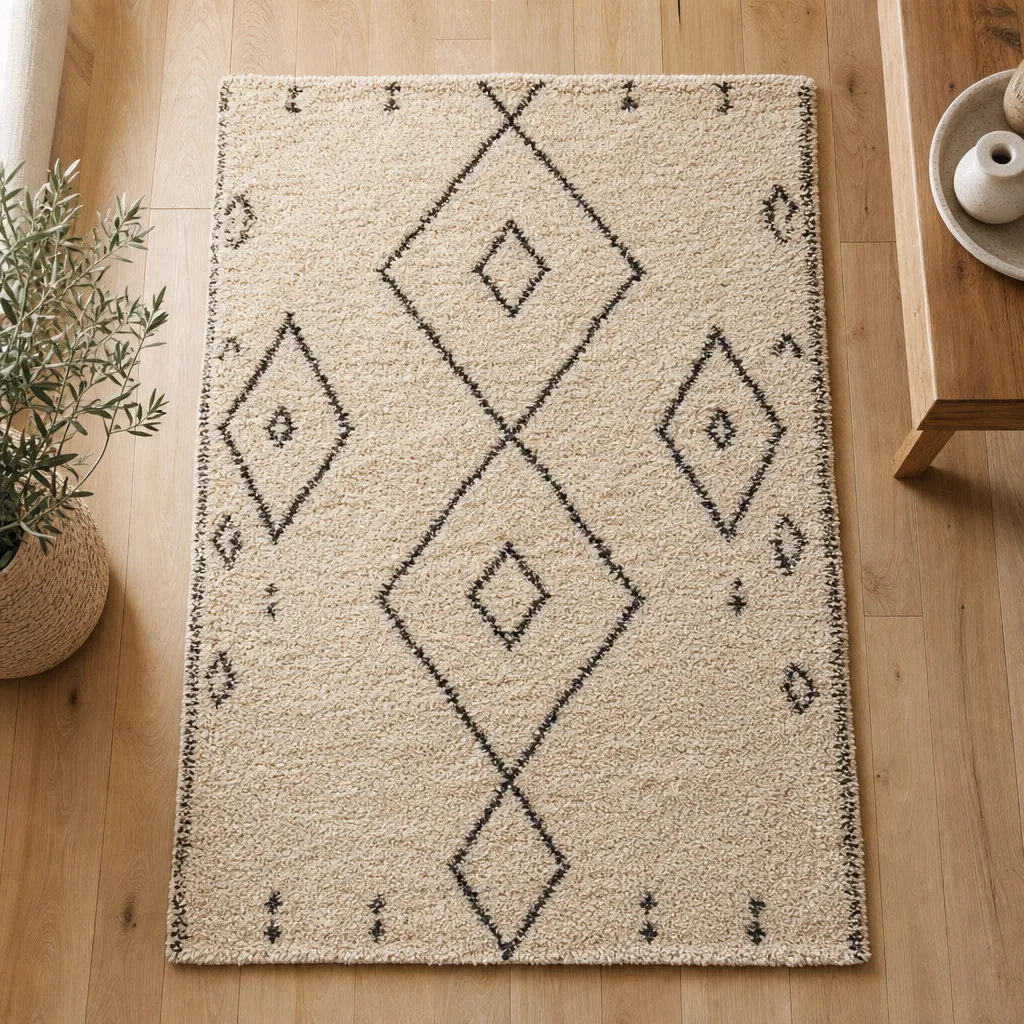 Collection Kilim Berbère Beige 120 x 170 — N°13