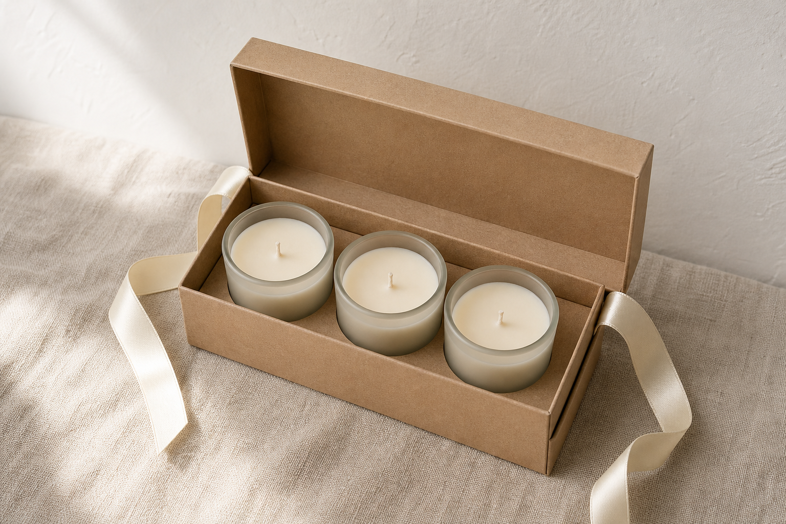 Trio de Bougies Mini Format Signature